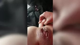 Close up wet tight cunt anal