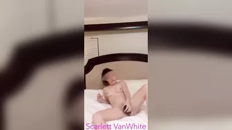 Scarlett VanWhite - Fucking my huge BBC dildo wishing it were the real thing!