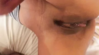 M getting a creampie for the first time on video