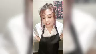 TEEN BUTCHER GETTING CAUGHT BY CUSTOMER