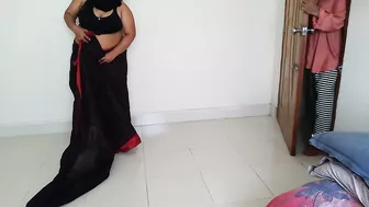 Sasurji ne apni Bete ki bahu ki sht kia kand (Desi 35y old BBW bhabhi fucked by father-in-law while wearing saree & Bra)