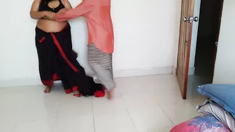 Sasurji ne apni Bete ki bahu ki sht kia kand (Desi 35y old BBW bhabhi fucked by father-in-law while wearing saree & Bra)