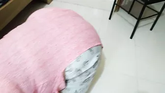 Indian hot bhabhi stuck under bed while huge ass fucked and cum wild