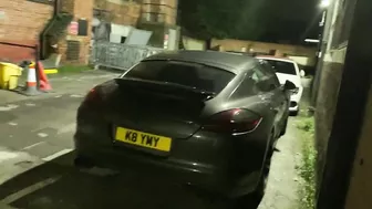 Walking round the streets with cum whilst pissing