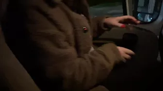 Walking round the streets with cum whilst pissing