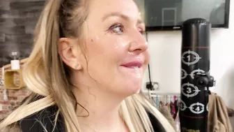 Walking round the streets with cum whilst pissing