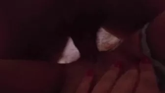 i cum on her pussy and than put it back in