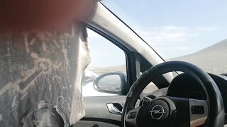 Quick blowjob in our car