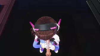 3D HENTAI DVA wants to taste your cum