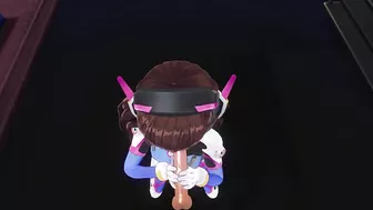 3D HENTAI DVA wants to taste your cum