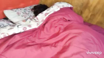 worshiping my stepmom's big ass on her bed