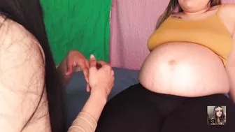 Belly Rub the Stretch Marks (Pregnant Fetish)