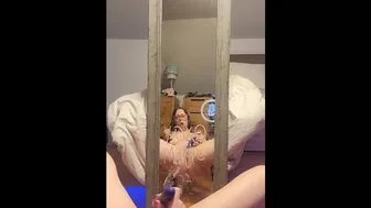 Gushing Wet Squirting Pussy in the Mirror