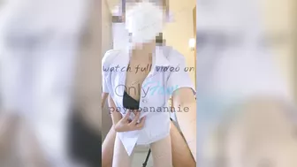 [Nurser Thai] payabanannie,พยาบาลโดนผู้ชายจากทินเดอร์(Tinder)เย็ดท่าหมาสุดเสียวในห้องน้ำ เสียงไทยEp3