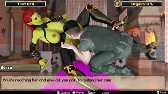 Harem Island [v1.0a] [Eroniverse] Part 20 first boss orc girl