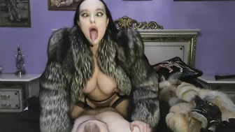 Bukkake with big mess on my fur coats, teaser