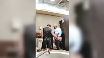 Sucking A Tasty Cock To A Sportsman In The Bathrooms Of The Restaurant #Cruising #Public