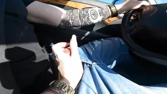 I made Him CUM While He Driving CUMSHOT And Nice Feeling !!