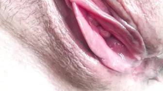 Super Quick Sex. Fucking a Tight Vagina. Cum Inside. Creampie. Close-up.