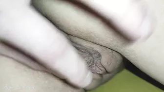 Pussy close up. Look inside this tiny MILF hole POV