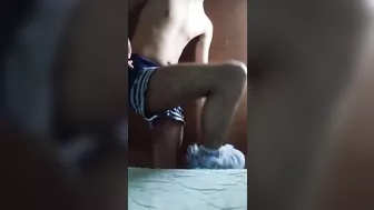 Nude teen masturbate his small cock