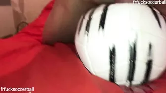 #19 I rub and cum on a juventus soccer ball