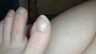 FART Fetish Slut PinkMoonLust Accidentally FARTS while making Feet Foot Play Vid Oh No She's Stinky