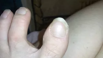 FART Fetish Slut PinkMoonLust Accidentally FARTS while making Feet Foot Play Vid Oh No She's Stinky