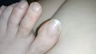 FART Fetish Slut PinkMoonLust Accidentally FARTS while making Feet Foot Play Vid Oh No She's Stinky