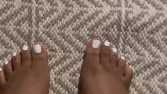 White Toes on Ebony Feet