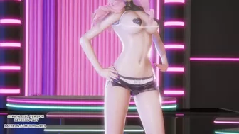 [MMD] KARA - CUPID Seraphine Sexy Kpop Dance 4K League of Legends KDA Korean Dance