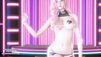 [MMD] KARA - CUPID Seraphine Sexy Kpop Dance 4K League of Legends KDA Korean Dance