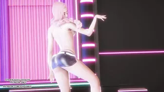 [MMD] KARA - CUPID Seraphine Sexy Kpop Dance 4K League of Legends KDA Korean Dance