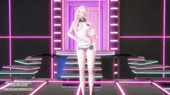 [MMD] KARA - CUPID Seraphine Sexy Kpop Dance 4K League of Legends KDA Korean Dance