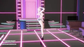 [MMD] KARA - CUPID Seraphine Sexy Kpop Dance 4K League of Legends KDA Korean Dance