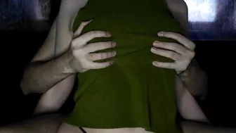 My touch excites her so much that she wants to get out of my hands // Massage orgasm // Moaning