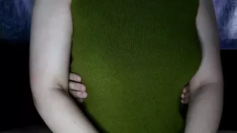 My touch excites her so much that she wants to get out of my hands // Massage orgasm // Moaning