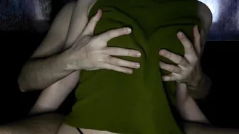 My touch excites her so much that she wants to get out of my hands // Massage orgasm // Moaning