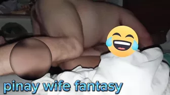 Pinay wife cuckold session plss fuck me while hubby filming plss cum inside