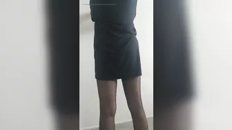 Mature women leg fetish nylon stocking