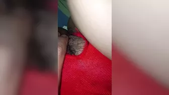 Hairy pussy under the underwear