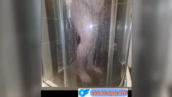 Fat Mature Granny Mom is getting fully naked. She takes a shower and the fat body is a big boner.