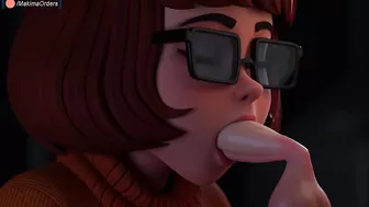 Velma Blowjob Huge Ghosts Cock Until Creampie