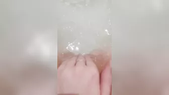 even in the bath I remain the same dirty slut