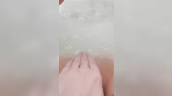 even in the bath I remain the same dirty slut