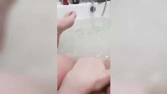 even in the bath I remain the same dirty slut