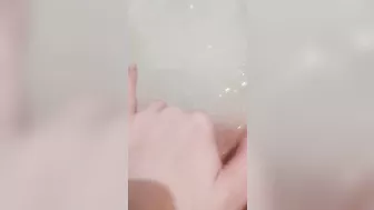 even in the bath I remain the same dirty slut