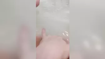 even in the bath I remain the same dirty slut