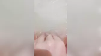 even in the bath I remain the same dirty slut