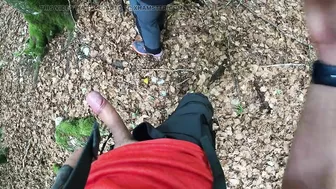 Suck and fuck in forest